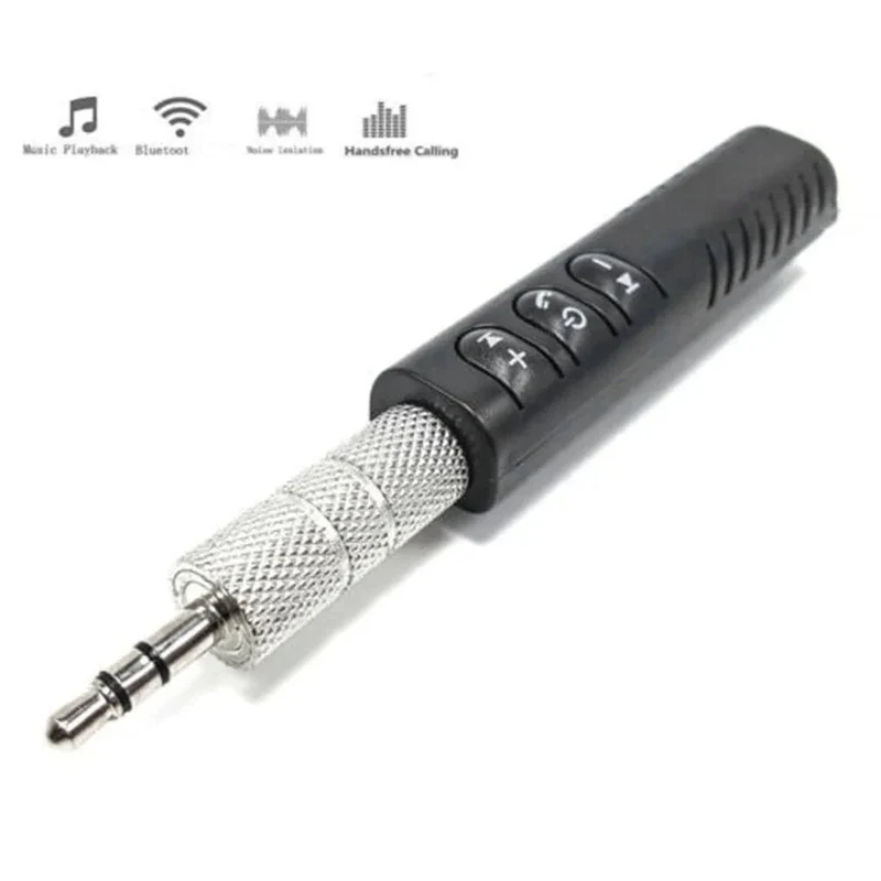 Drahtloser Bluetooth 5.0-Empfängeradapter 3.5-mm-Buchse für Automusik-Audio-Aux-A2dp-Kopfhörerempfänger Freisprecheinrichtung