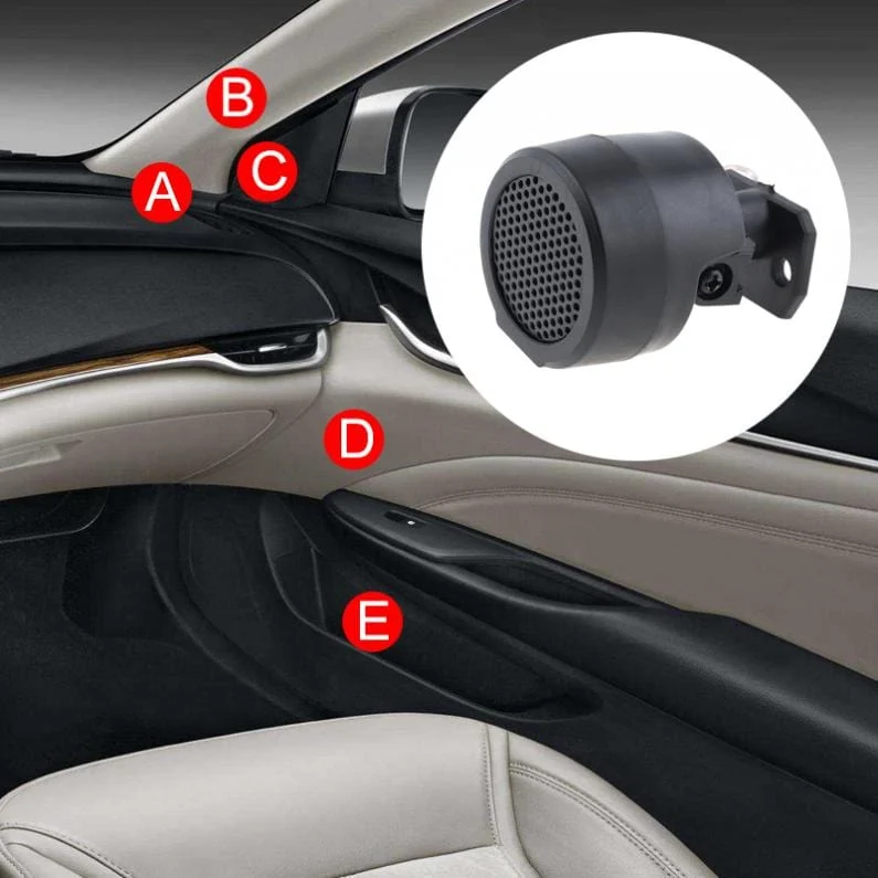 2 Pcs 500W Pre-Wired Hochtöner Lautsprecher Auto Audio System Fahrzeug Tür Auto Audio Musik Subwoofer Elektronische Zubehör Lautsprecher