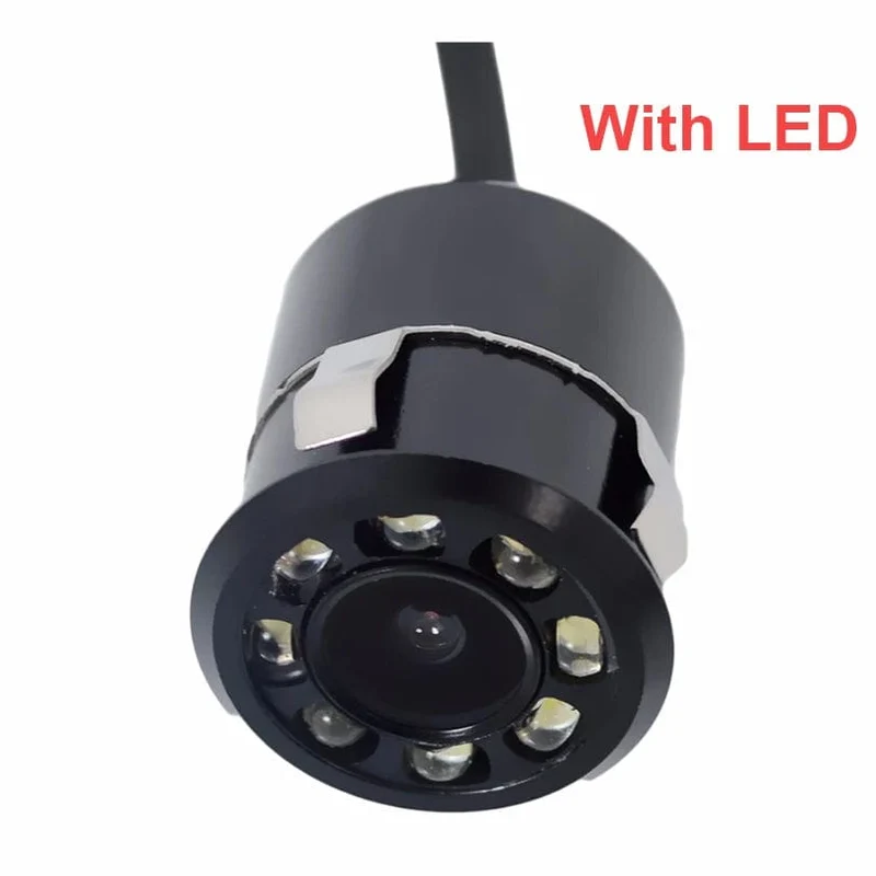 SINOVCLE Rückfahrkamera Auto Infrarot Nachtsicht Mit und Ohne LED Fahrzeug Backup Verkabelung Wasserdichtes HD Kamera Kit