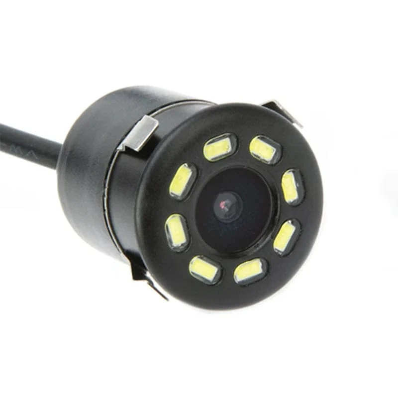 SINOVCLE Rückfahrkamera Auto Infrarot Nachtsicht Mit und Ohne LED Fahrzeug Backup Verkabelung Wasserdichtes HD Kamera Kit