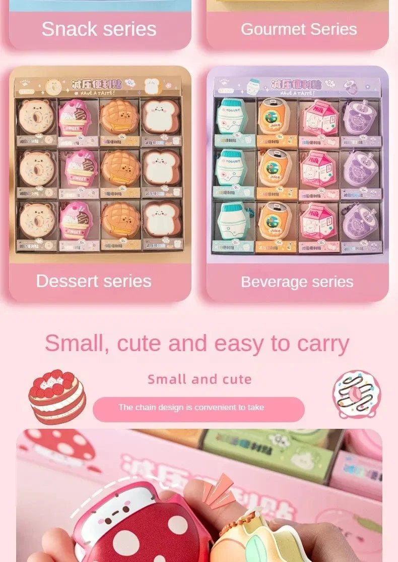 Cartoon Weiche Silikon Abdeckung Memo Pad Papier Haftnotizen Planer Aufkleber Paste Kawaii Briefpapier Papeleria Büro Schule Liefert