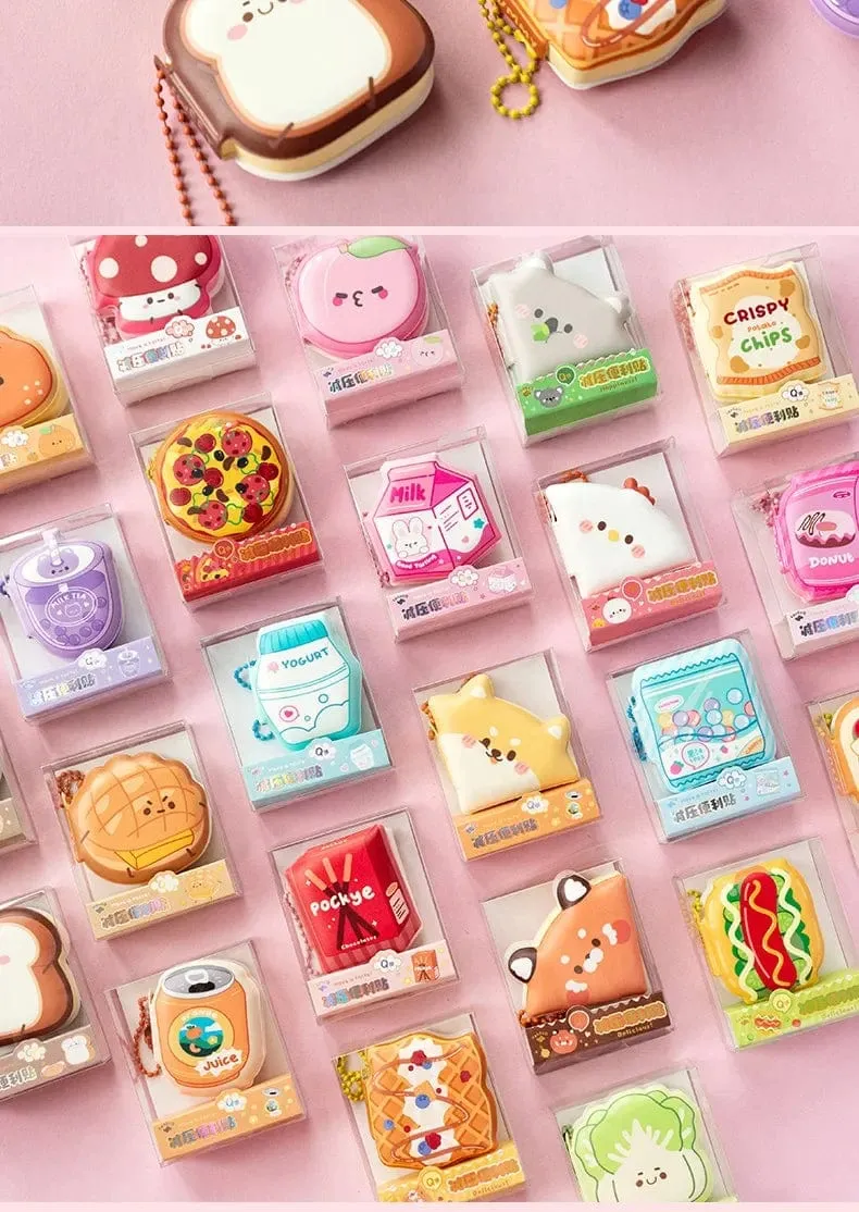 Cartoon Weiche Silikon Abdeckung Memo Pad Papier Haftnotizen Planer Aufkleber Paste Kawaii Briefpapier Papeleria Büro Schule Liefert