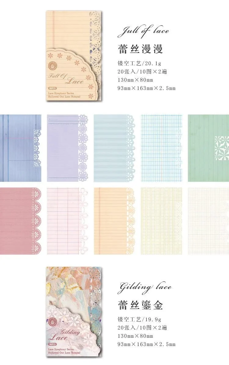 20 Teile/paket Vintage Spitze Scrapbook Ausschnitte Papier Dekoratives Material Papier für Junk Journal Kit DIY Arts Craft Album Collage