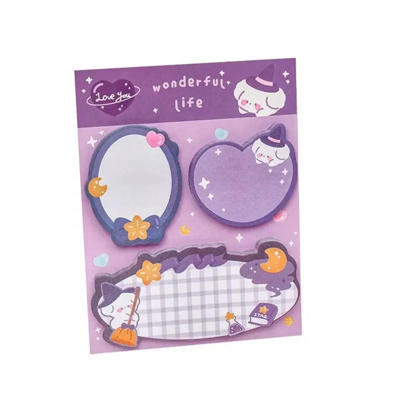 60 Blatt Haftnotizen Niedlicher Cartoon Bunter Notizblock Ins Kawaii Briefpapier Gepostete Tabs Sein Memo Nachrichtenpapier Schulbedarf