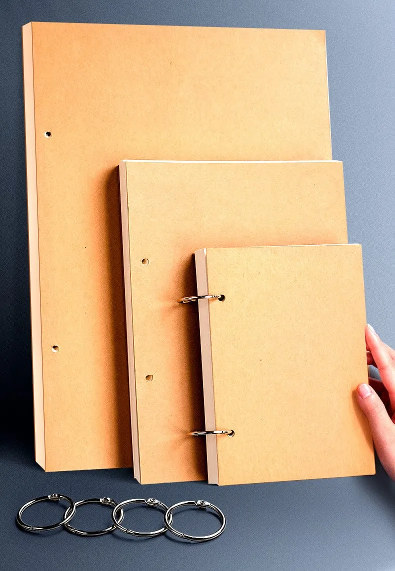 Professionelles Skizzenbuch Dickes Papier Spiralnotizbuch Kunstschulbedarf Bleistiftzeichnung Notizblock Schreibwaren süße Gelstifte Bleistift