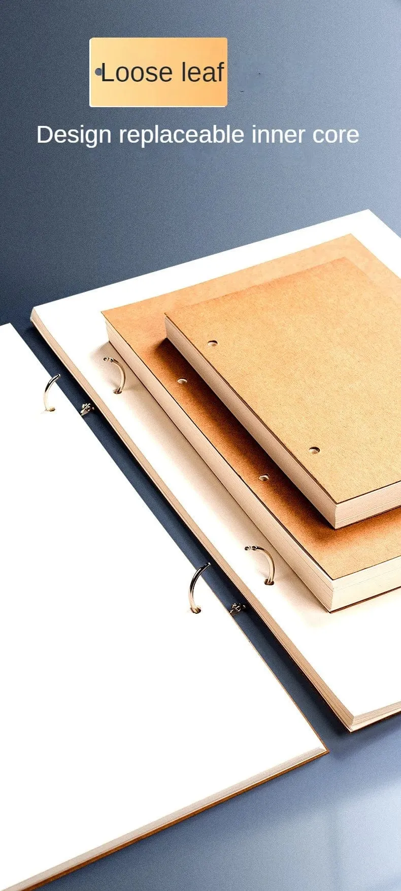 Professionelles Skizzenbuch Dickes Papier Spiralnotizbuch Kunstschulbedarf Bleistiftzeichnung Notizblock Schreibwaren süße Gelstifte Bleistift