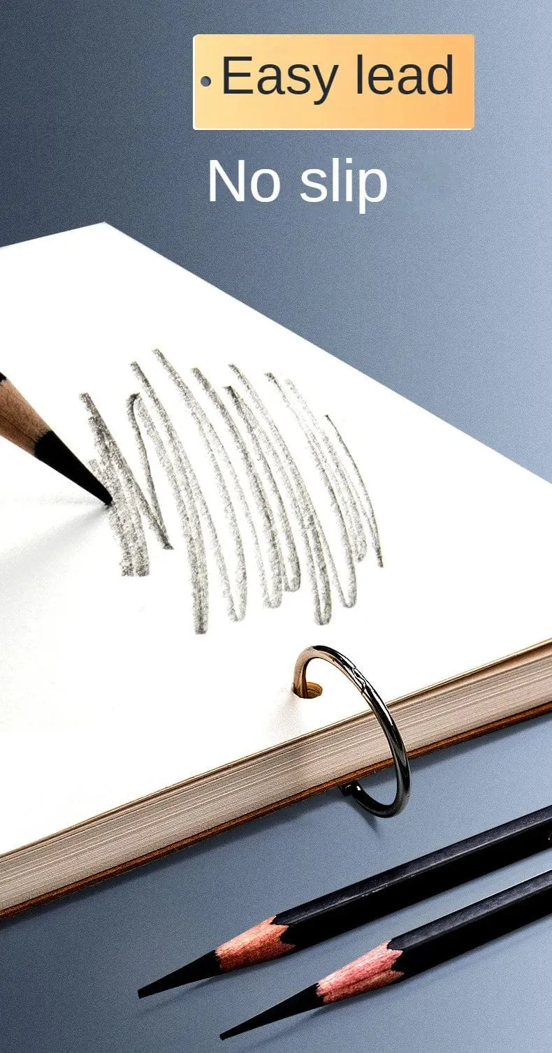 Professionelles Skizzenbuch Dickes Papier Spiralnotizbuch Kunstschulbedarf Bleistiftzeichnung Notizblock Schreibwaren süße Gelstifte Bleistift