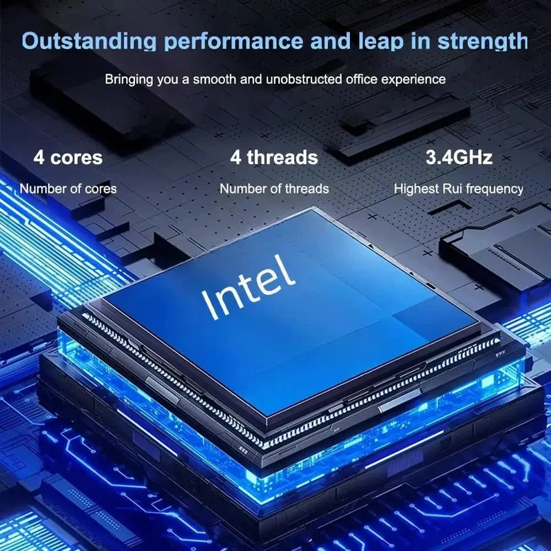 ESUS Mini-PC Intel 11. Generation N95 Mini-Pocket-PC N95 1000M WiFi6 PC Gamer Desktop-Gaming-PC Computer Win 11 DIY-Gaming-Computer