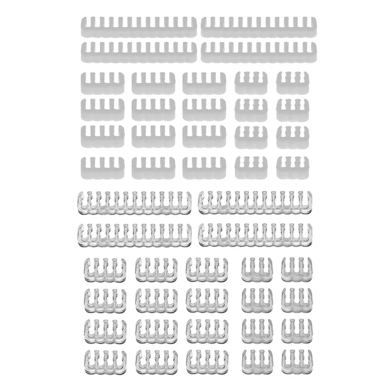 24 Teile/satz Kabel Kamm Klemme Kabel Clip Organizer ATX 24Pin CPU 8Pin 6Pin Computer Draht Management Clip Ärmeln Kabel Manager