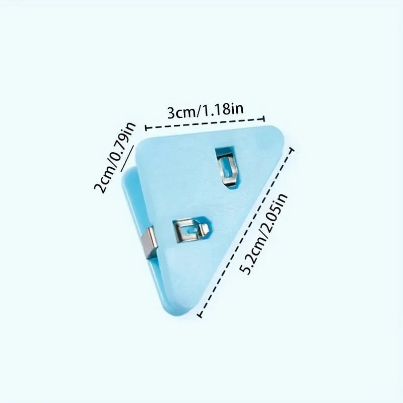 5/10/50 stücke Kreative Dreieck Clip Rechnung Clip Buch Papier Ecke Clip Binder Clip Für Schreibtisch Lagerung Regal Büro Desktop-Organizer
