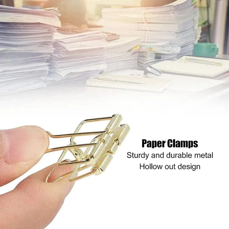 2–10 Stück Büroklammern, Splitter, Roségold, Binderclips, Seitenhalter, Büro, Arbeitszimmer, Binderclips, Fotoklemme, Büro, Schule, Schreibtisch-Organizer