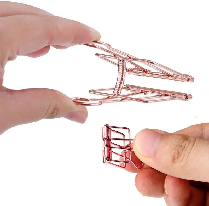 2–10 Stück Büroklammern, Splitter, Roségold, Binderclips, Seitenhalter, Büro, Arbeitszimmer, Binderclips, Fotoklemme, Büro, Schule, Schreibtisch-Organizer