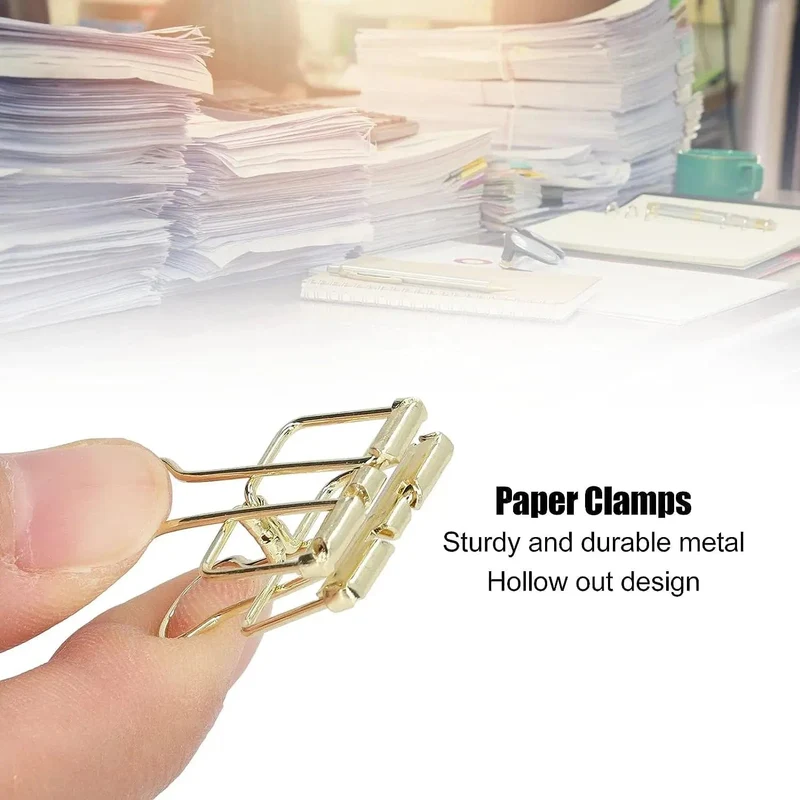 2–10 Stück Büroklammern, Splitter, Roségold, Binderclips, Seitenhalter, Büro, Arbeitszimmer, Binderclips, Fotoklemme, Büro, Schule, Schreibtisch-Organizer