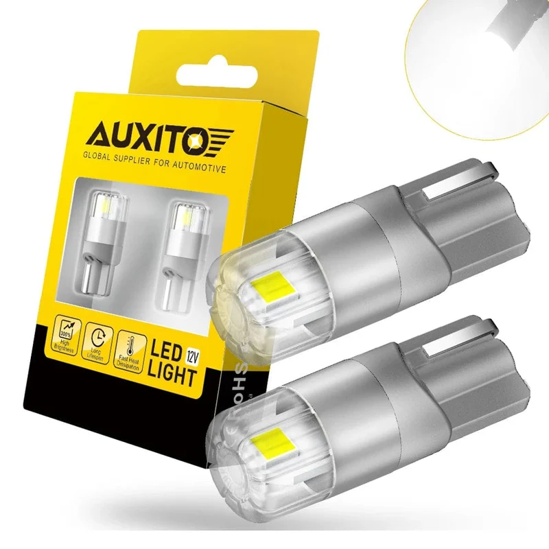 AUXITO 2 Stücke 360 ​​Grad Beleuchtung Canbus T10 Lampen W5W Led-lampe 196 3030SMD Auto Parkplatz Position Seite Marker Auto Innen licht