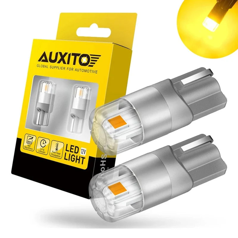 AUXITO 2 Stücke 360 ​​Grad Beleuchtung Canbus T10 Lampen W5W Led-lampe 196 3030SMD Auto Parkplatz Position Seite Marker Auto Innen licht