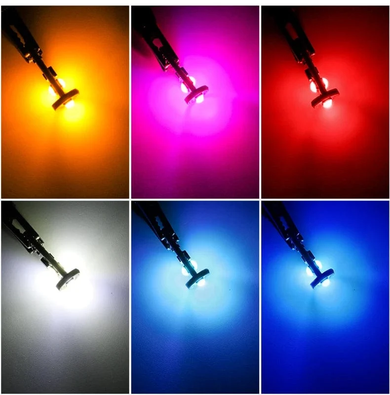 Guadsun 2 STK T10 W5W LED 168 194 W3W 3030 6SMD Birnen Canbus Auto Innen Freiraum Kennzeichenbeleuchtung Kuppellampe Weiß Eisblau