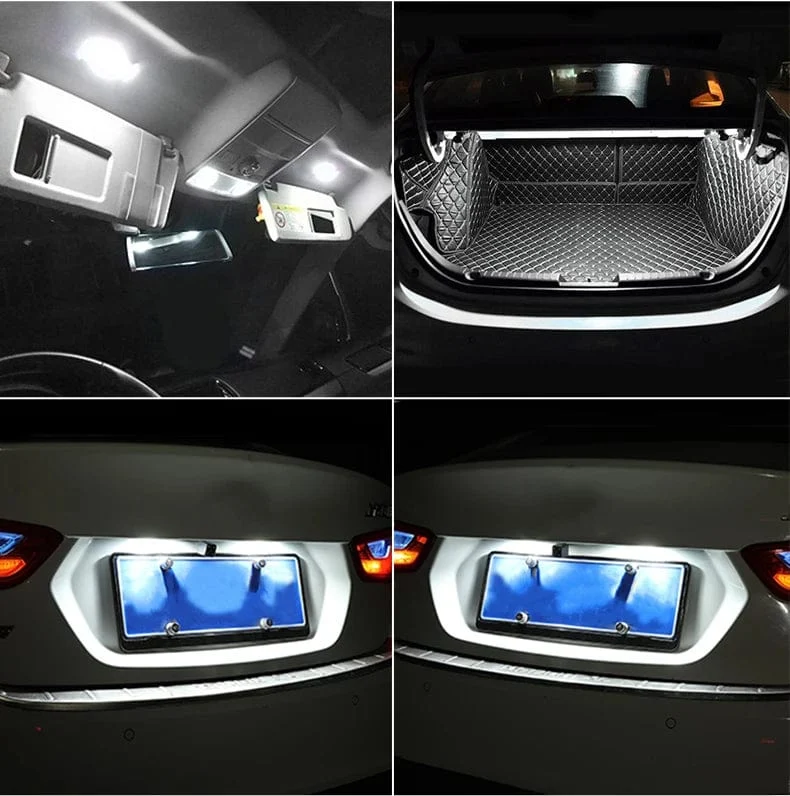 2X W5W 194 168 T10 6SMD 3030 Canbus LED Birnen 12V Für Auto Kennzeichen Licht Innen Dome lichter Lesen lampe 6000K Weiß Rot