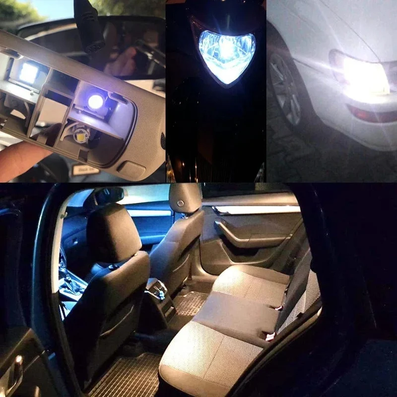 4 Stücke T10 W5W Canbus 1206 12SMD LEDs Fahrzeugheck Armaturenbrett Led DC 12V Rückfahrscheinwerfer Seitenmarkierungsleuchte Keileckenlampen