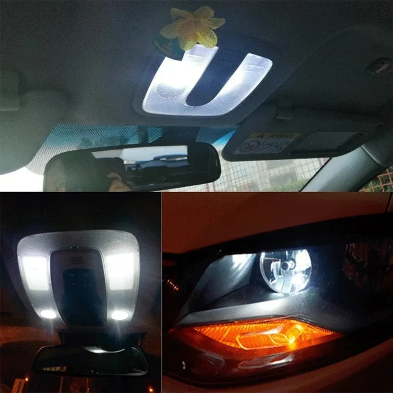 4 Stücke T10 W5W Canbus 1206 12SMD LEDs Fahrzeugheck Armaturenbrett Led DC 12V Rückfahrscheinwerfer Seitenmarkierungsleuchte Keileckenlampen