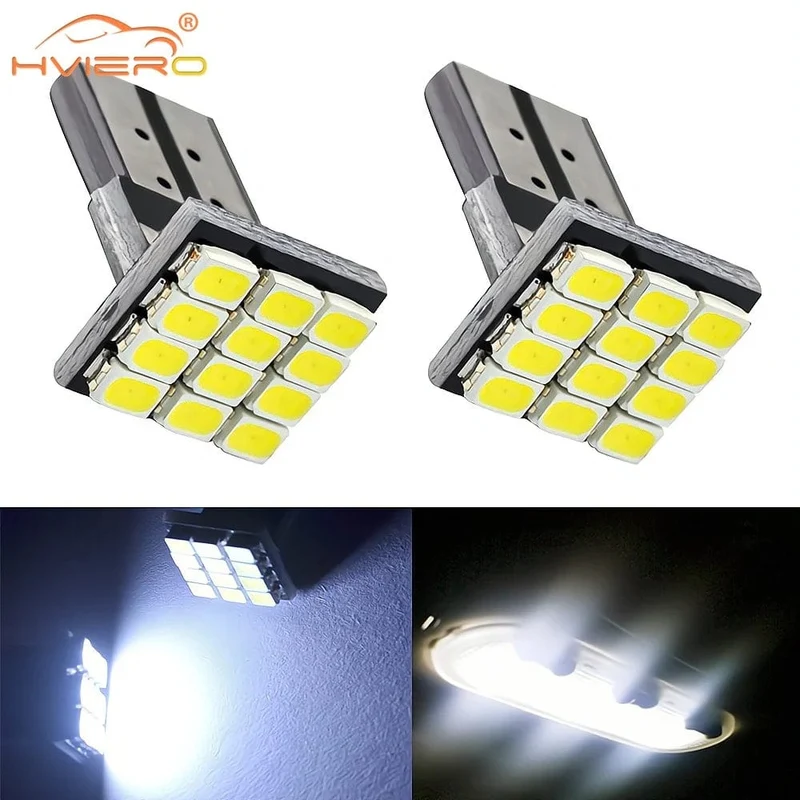4 Stücke T10 W5W Canbus 1206 12SMD LEDs Fahrzeugheck Armaturenbrett Led DC 12V Rückfahrscheinwerfer Seitenmarkierungsleuchte Keileckenlampen