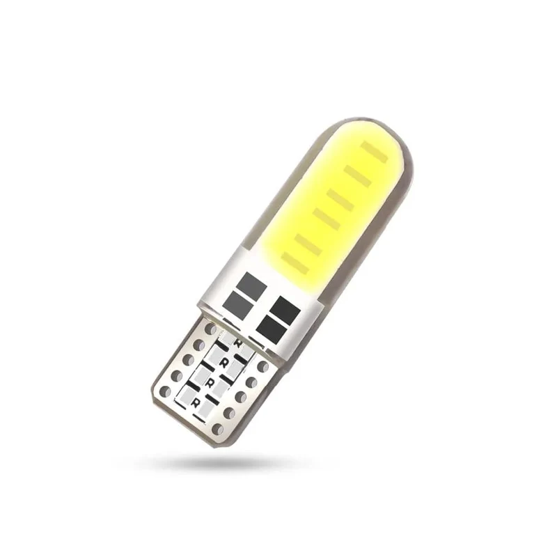 10 STÜCKE LED Auto Innenbeleuchtung COB Markierungslampe T10 W5W 12 V 168 194 501 Seitenkeil Parkbirne Canbus Auto für Lada Auto Styling