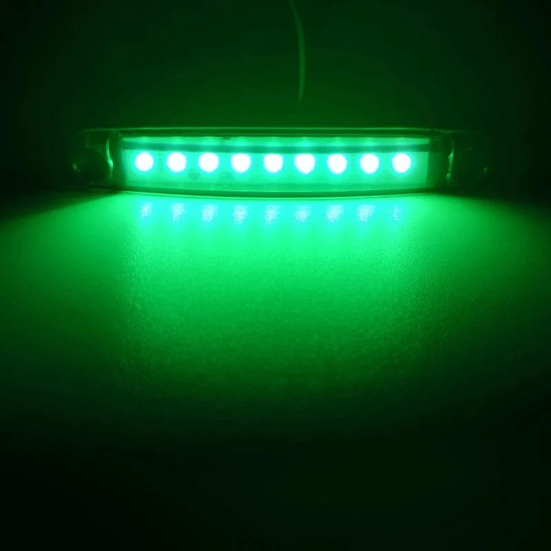 10 STÜCKE 9 SMD Licht Oval Freiheit Anhänger 24 V Lkw Lkw Caravan Camion LED Seite Marker Anzeige Lampe 12 V Luces Remolque