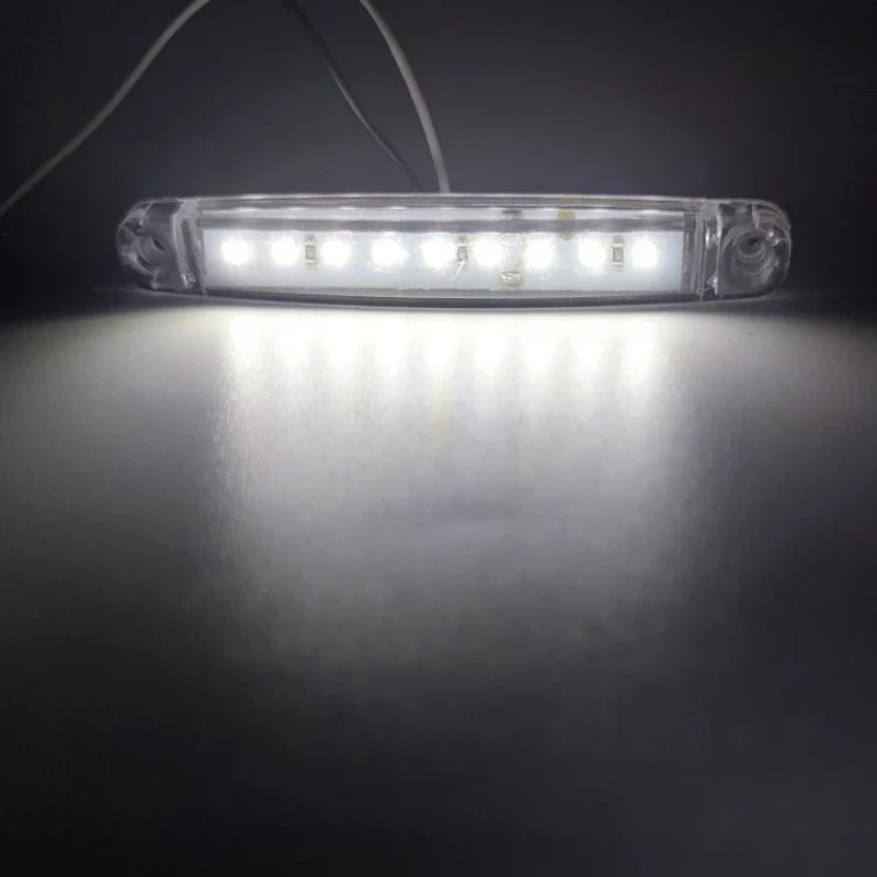 10 STÜCKE 9 SMD Licht Oval Freiheit Anhänger 24 V Lkw Lkw Caravan Camion LED Seite Marker Anzeige Lampe 12 V Luces Remolque