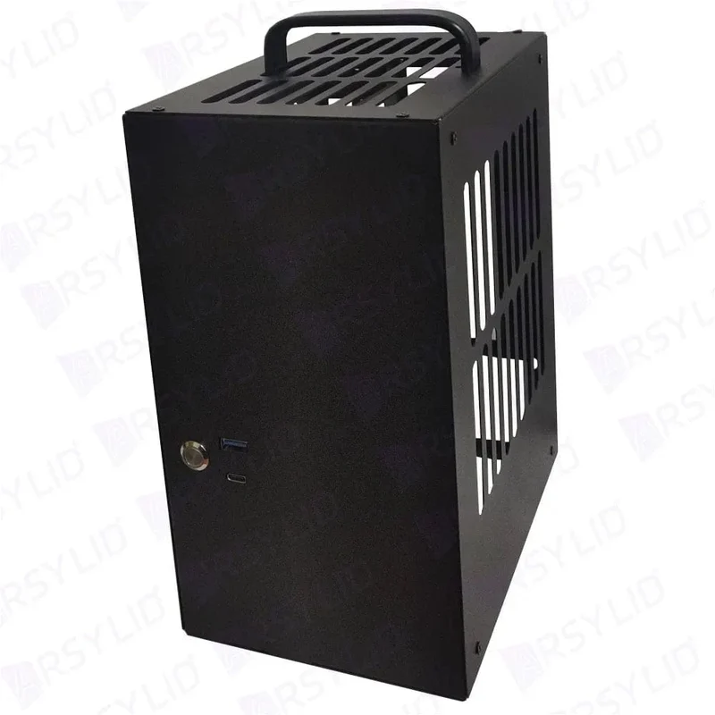 D19 Pro 6.1L A4 Chassis SFX HTPC Mini ITX Spiel Computer Grafikkarte RTX2070 I7 Kleinste Unabhängige Display Fall Traum D19pro