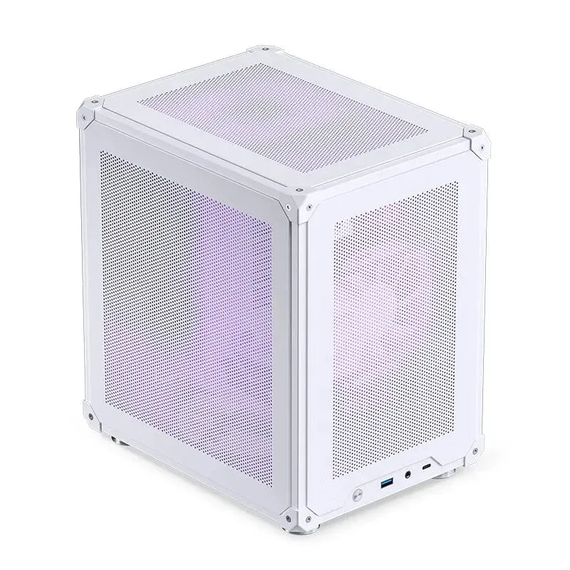 JONSBO C6 MATX Mini ITX Fall Für PC Typ-C ATX Power Tragbare Mini Desktop Mesh Chassis Computer PC fall 200-255mm Grafikkarte