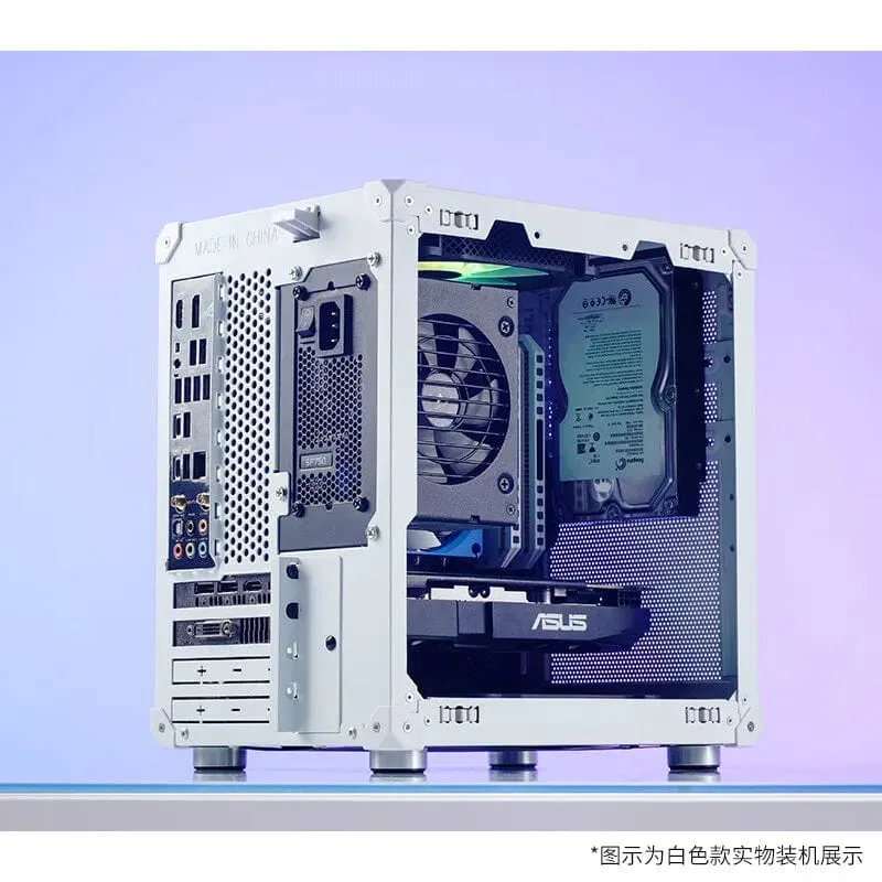 JONSBO C6 MATX Mini ITX Fall Für PC Typ-C ATX Power Tragbare Mini Desktop Mesh Chassis Computer PC fall 200-255mm Grafikkarte