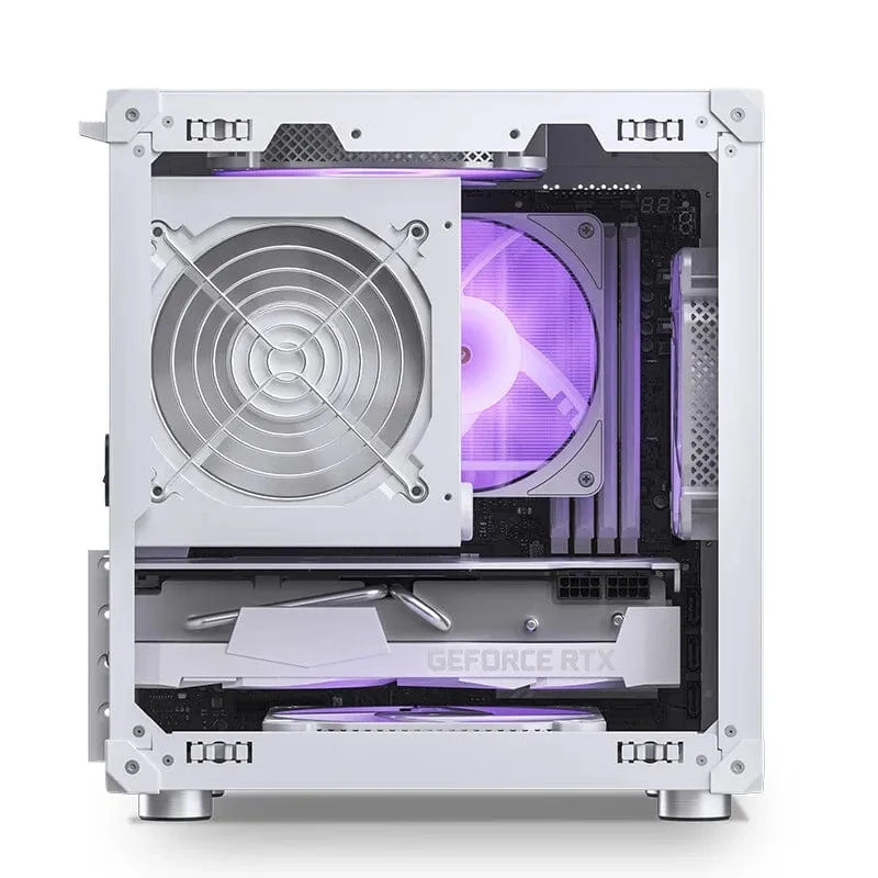 JONSBO C6 MATX Mini ITX Fall Für PC Typ-C ATX Power Tragbare Mini Desktop Mesh Chassis Computer PC fall 200-255mm Grafikkarte