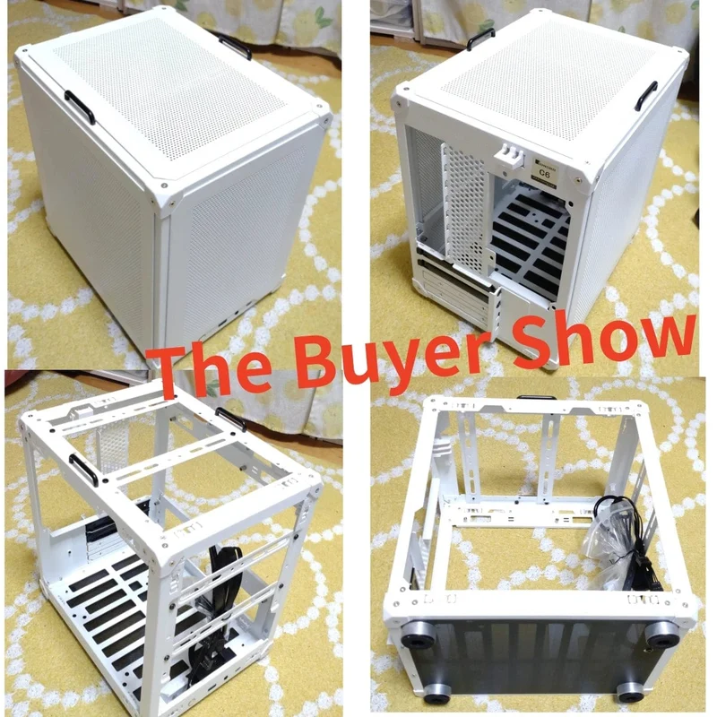 JONSBO C6 MATX Mini ITX Fall Für PC Typ-C ATX Power Tragbare Mini Desktop Mesh Chassis Computer PC fall 200-255mm Grafikkarte