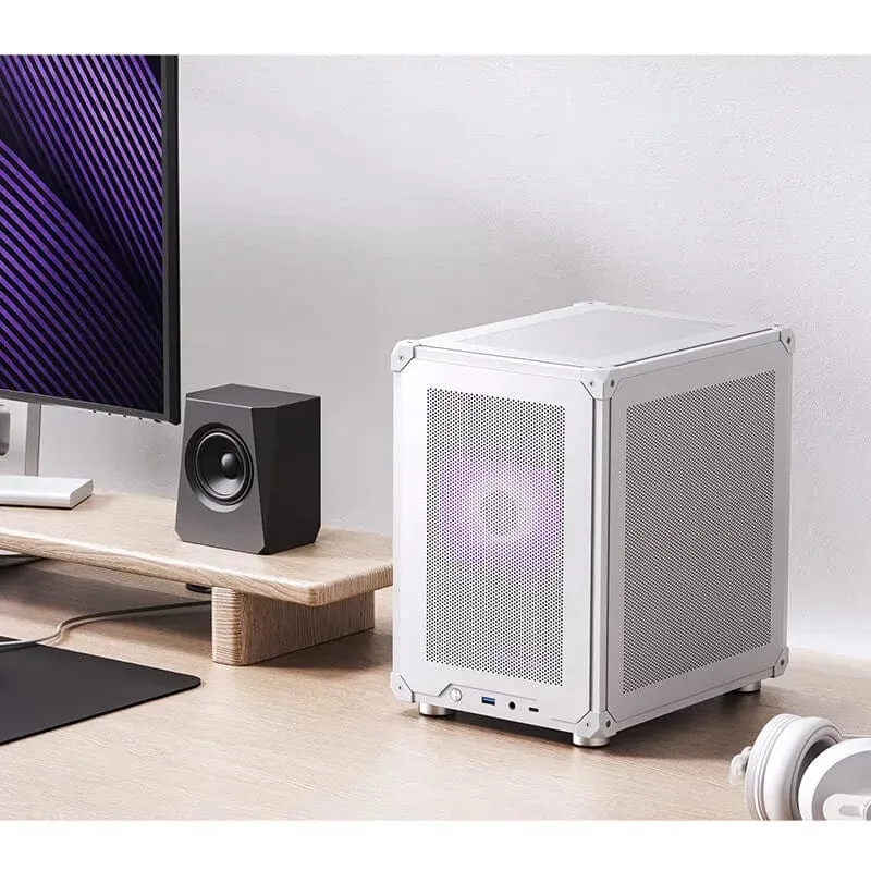 JONSBO C6 MATX Mini ITX Fall Für PC Typ-C ATX Power Tragbare Mini Desktop Mesh Chassis Computer PC fall 200-255mm Grafikkarte