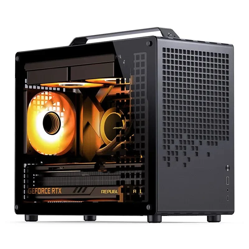 JONSBO Z20 Weiß Schwarz MATX ATX Chassis 20L Abnehmbare Griff PC Fall 163mm Luftgekühlten Grafikkarte Typ-C Desktop 컴퓨터 케이스 Fall