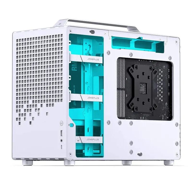 JONSBO Z20 Weiß Schwarz MATX ATX Chassis 20L Abnehmbare Griff PC Fall 163mm Luftgekühlten Grafikkarte Typ-C Desktop 컴퓨터 케이스 Fall