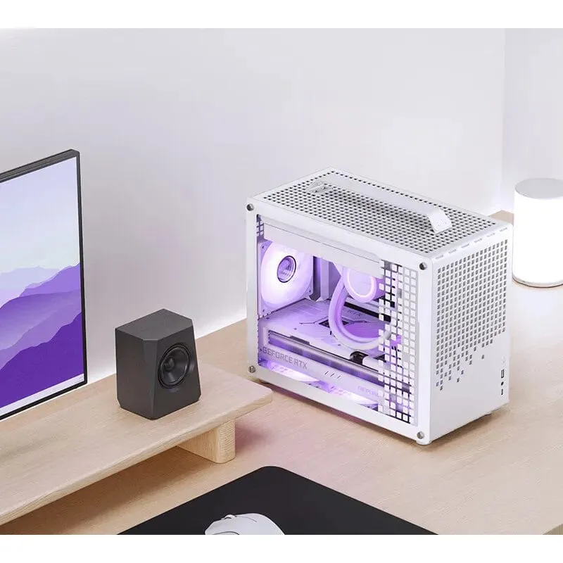JONSBO Z20 Weiß Schwarz MATX ATX Chassis 20L Abnehmbare Griff PC Fall 163mm Luftgekühlten Grafikkarte Typ-C Desktop 컴퓨터 케이스 Fall