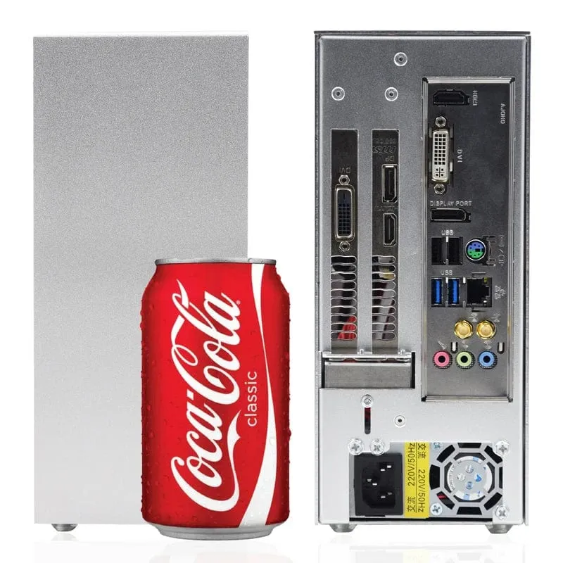 METALFISH S3 MINI ITX Fall Aluminium 5 Liter PC Gaming Kleine Chassis Mit Griff Unterstützung RTX3060/13600 Computer Kompakte A4 fall