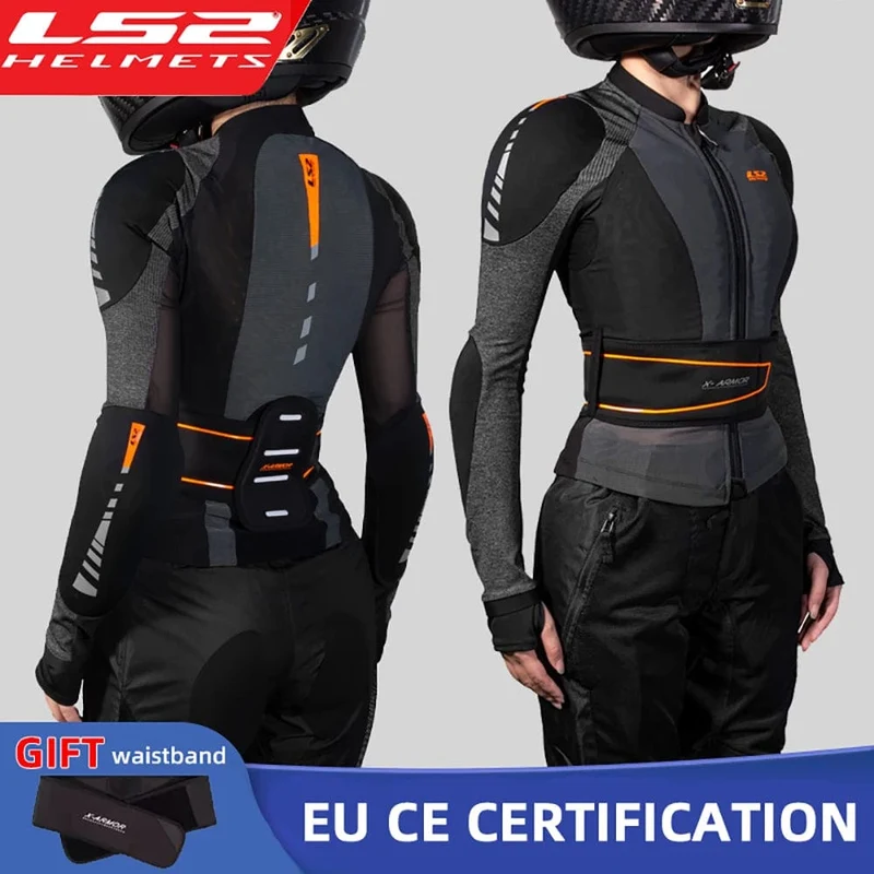 LS2 Original Motorrad Soft Armor Jacke Sommer Atmungsaktive X-Armor Motorrad Jacke Männer Frauen Motocross Reiten Kleidung Jacke