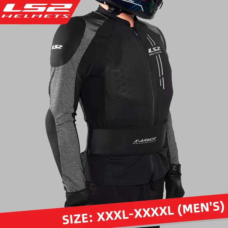 LS2 Original Motorrad Soft Armor Jacke Sommer Atmungsaktive X-Armor Motorrad Jacke Männer Frauen Motocross Reiten Kleidung Jacke