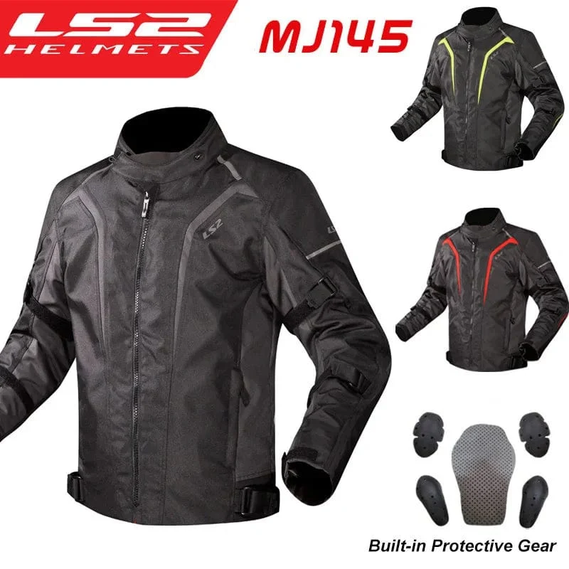 LS2 Original Motorradjacke/-hose, Reitbekleidungsset, winddicht, warm, Motorradjacke für Herren, Fallschutz, CE-Level, Motocross-Jacke