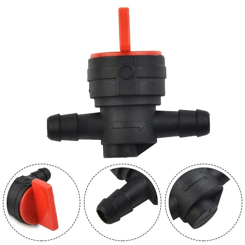 1 Stück InLine Gerade Kraftstoff Gas Kleinmotor Ventil Werkzeuge Cut-Off/Shut-Off 1/4"Gas Kraftstoff Cut Absperrventil Motorrad Kraftstoffversorgung
