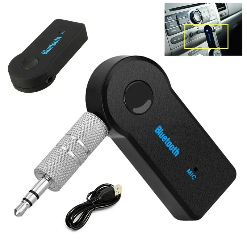 2 in 1 Wireless Bluetooth 5.0 Empfänger Sender Adapter 3.5mm Jack Für Auto Musik Audio Aux A2dp Kopfhörer Empfänger Freisprecheinrichtung
