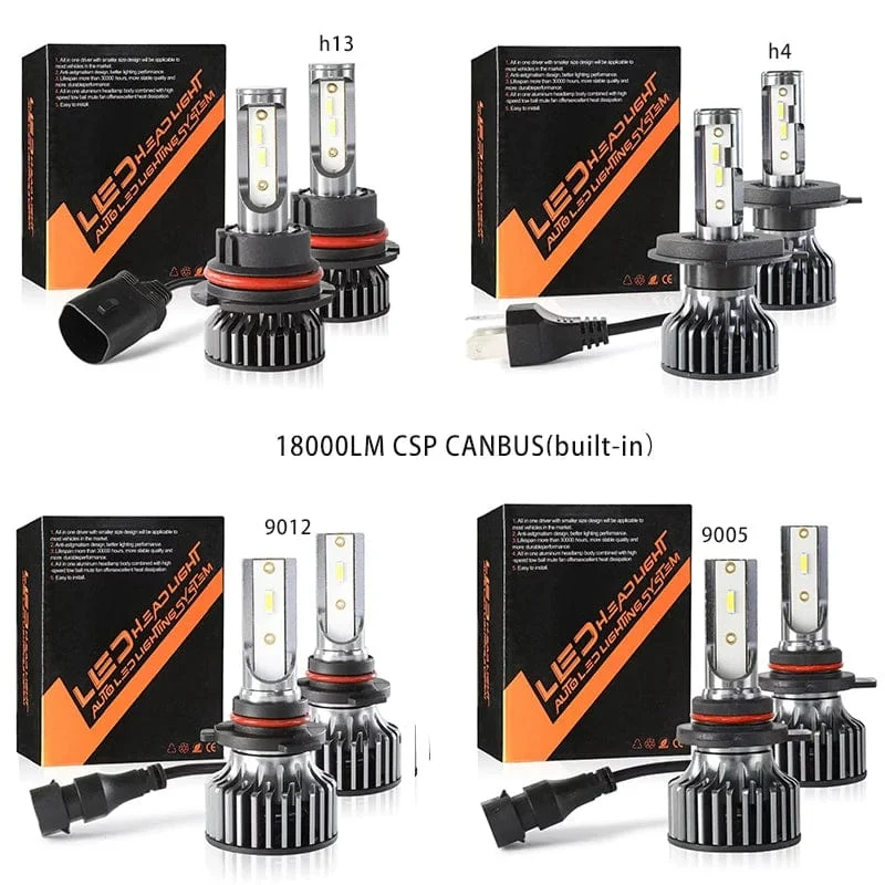 Heyword 26000lm 160W 1860 CSP chip 3000k/4300k/6000k/8000k Auto LED scheinwerfer h4 h7 h1 LED scheinwerfer 9005 H7 h11 led licht
