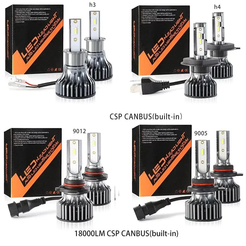 Heyword 26000lm 160W 1860 CSP chip 3000k/4300k/6000k/8000k Auto LED scheinwerfer h4 h7 h1 LED scheinwerfer 9005 H7 h11 led licht