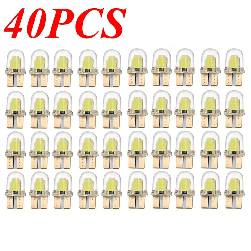 LED W5W T10 194 168 W5W COB 4SMD Led Parklampe Auto Keil Begrenzungsleuchte Canbus Silica Hellweiß Lizenz Glühbirnen