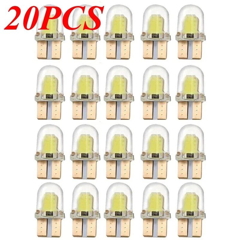 LED W5W T10 194 168 W5W COB 4SMD Led Parklampe Auto Keil Begrenzungsleuchte Canbus Silica Hellweiß Lizenz Glühbirnen