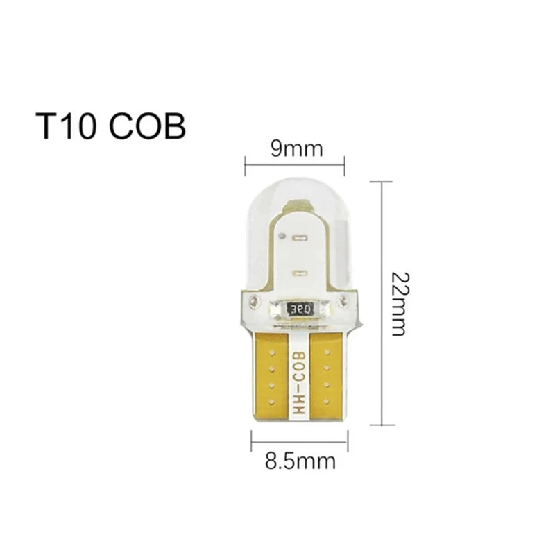 LED W5W T10 194 168 W5W COB 4SMD Led Parklampe Auto Keil Begrenzungsleuchte Canbus Silica Hellweiß Lizenz Glühbirnen