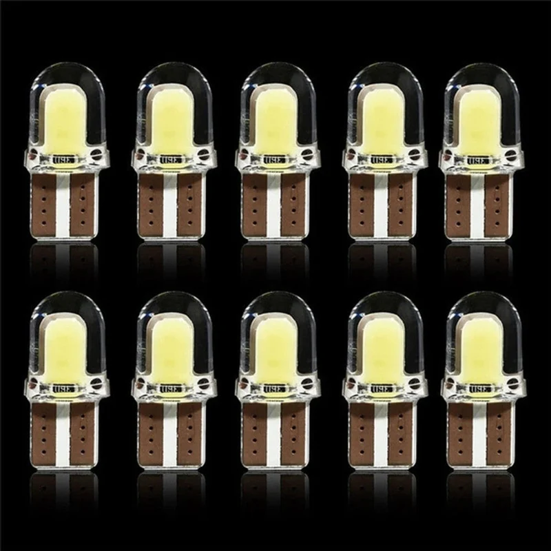 LED W5W T10 194 168 W5W COB 4SMD Led Parklampe Auto Keil Begrenzungsleuchte Canbus Silica Hellweiß Lizenz Glühbirnen
