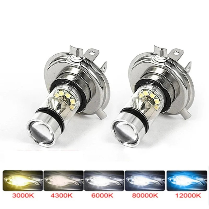 2 Stücke Auto H4 H7 Scheinwerfer Super Helle H8 H9 H11 9005 9006 H1 H3 Led Lampe Scheinwerfer Birne Auto 12V Eis Blau 8000K Led Nebel Licht