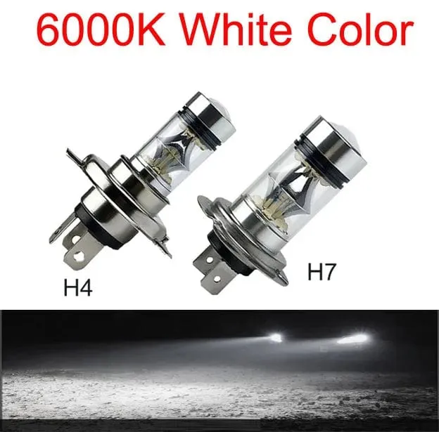 2 Stücke Auto H4 H7 Scheinwerfer Super Helle H8 H9 H11 9005 9006 H1 H3 Led Lampe Scheinwerfer Birne Auto 12V Eis Blau 8000K Led Nebel Licht